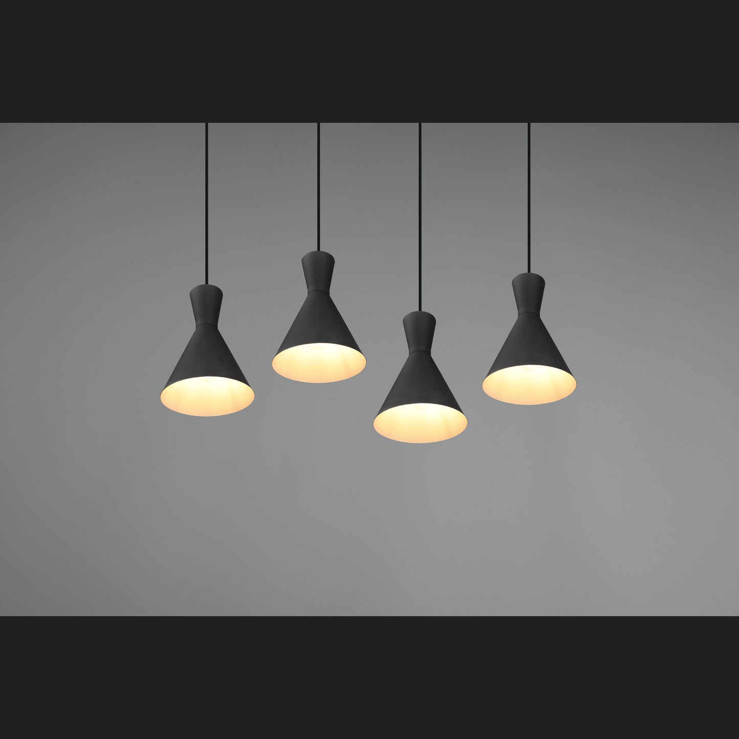 Enzo  - Pendant - Black Matt - Reality