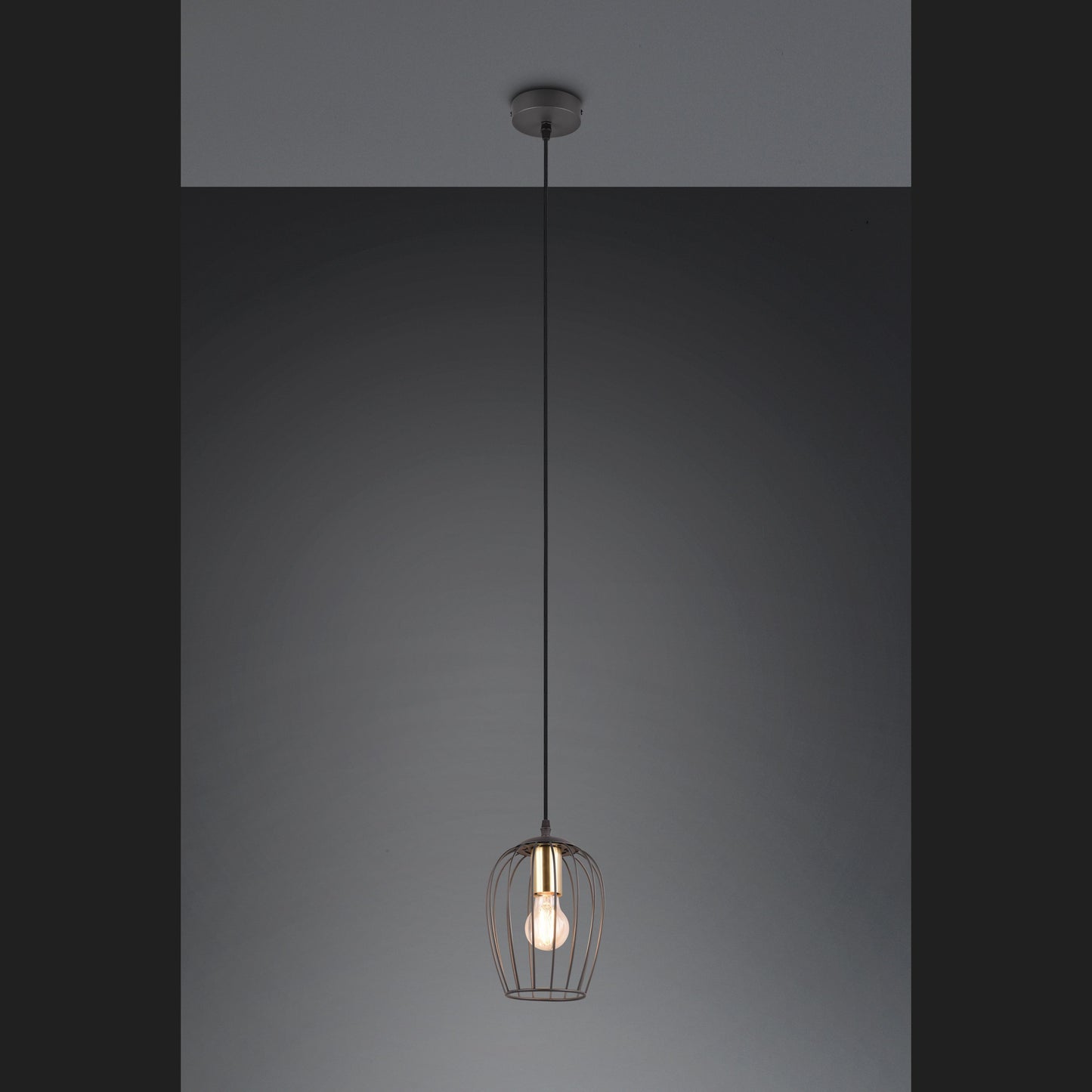 Grid  - Pendant - Black Matt - Reality