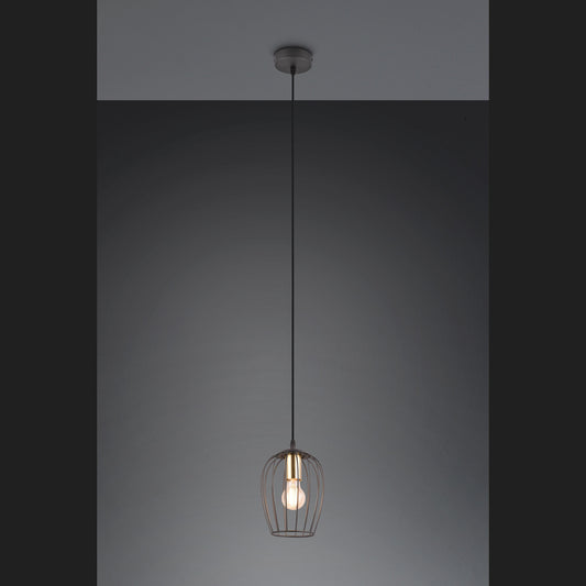 Grid  - Pendant - Black Matt - Reality