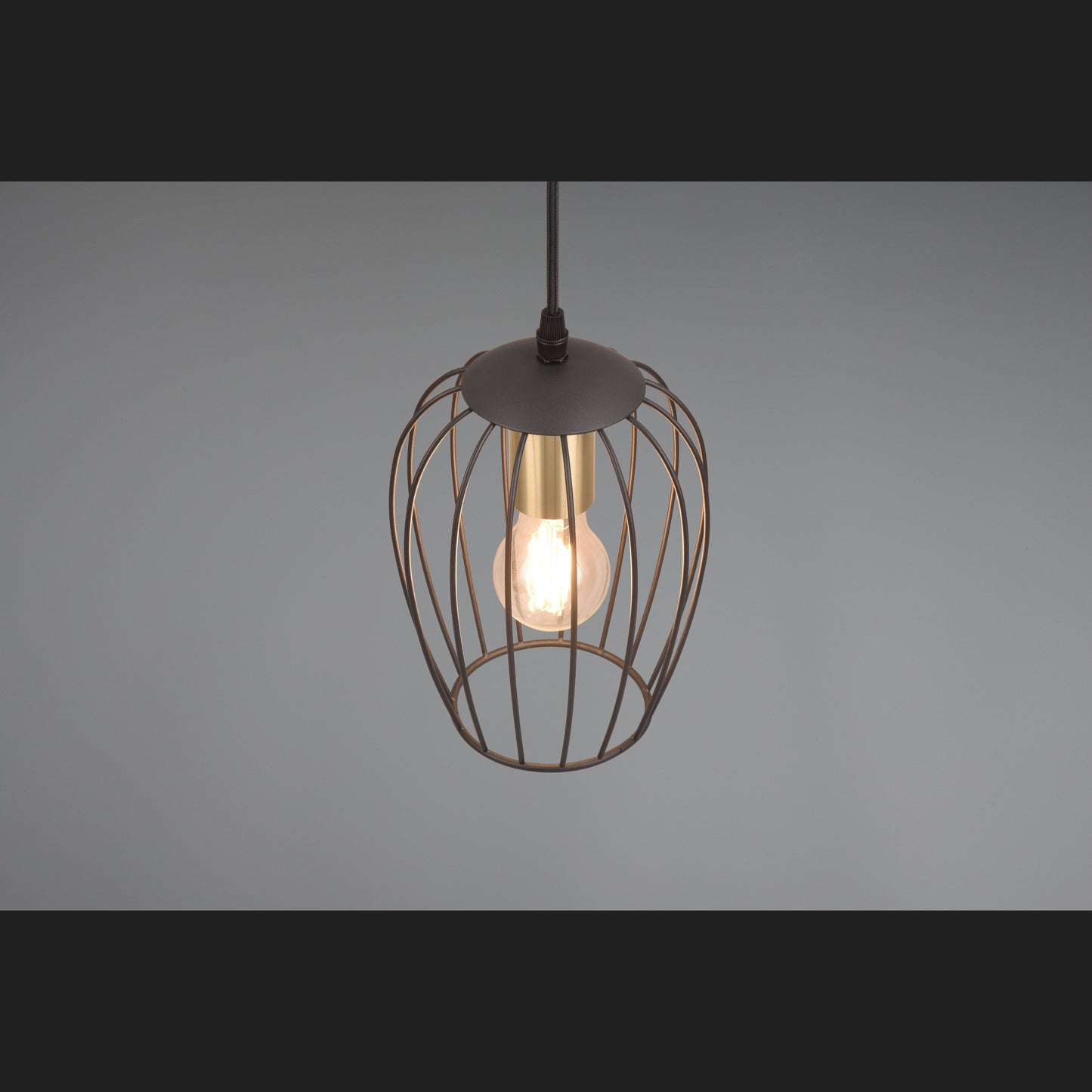 Grid  - Pendant - Black Matt - Reality