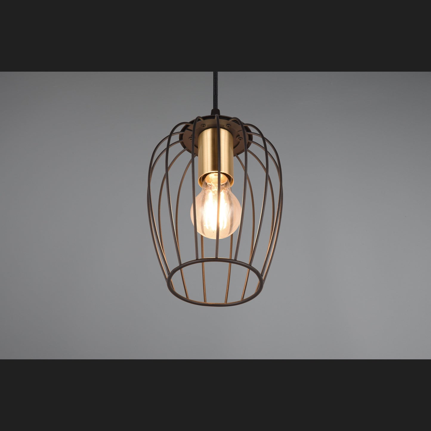 Grid  - Pendant - Black Matt - Reality