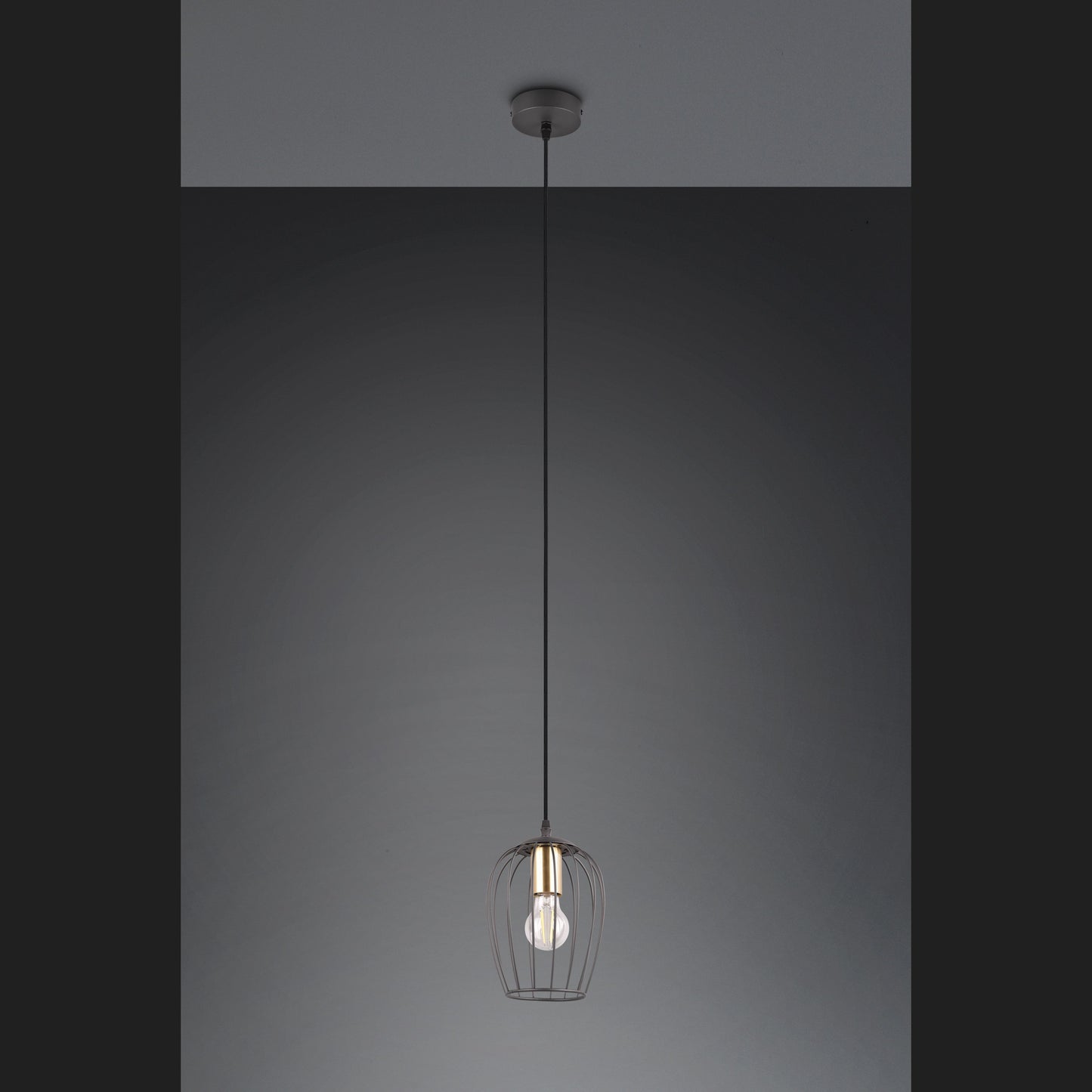 Grid  - Pendant - Black Matt - Reality