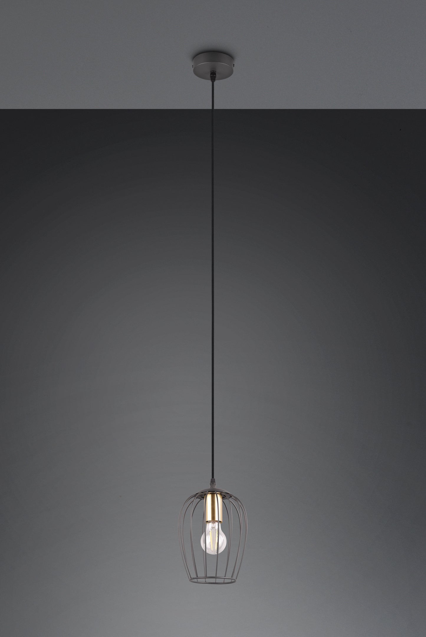 Grid  - Pendant - Black Matt - Reality