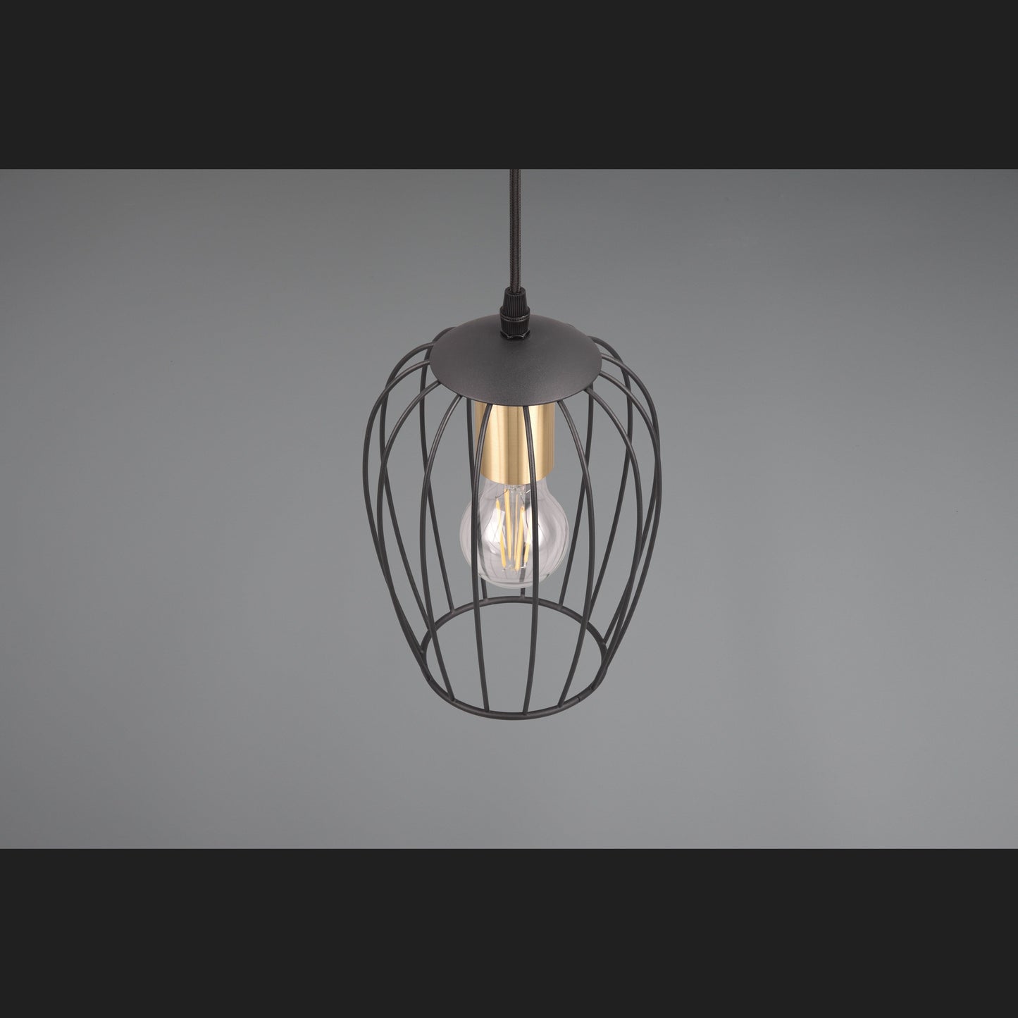 Grid  - Pendant - Black Matt - Reality