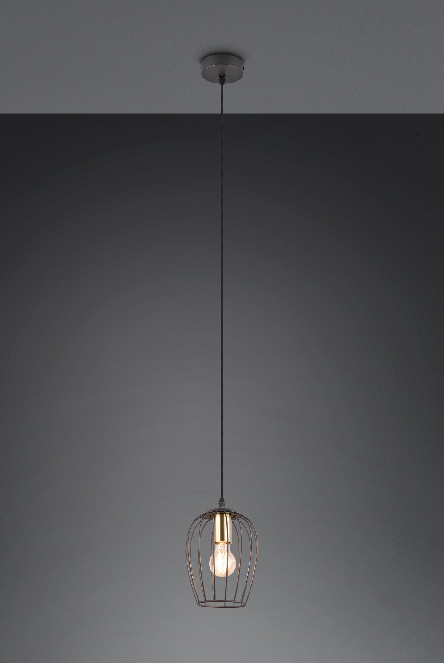 Grid  - Pendant - Black Matt - Reality