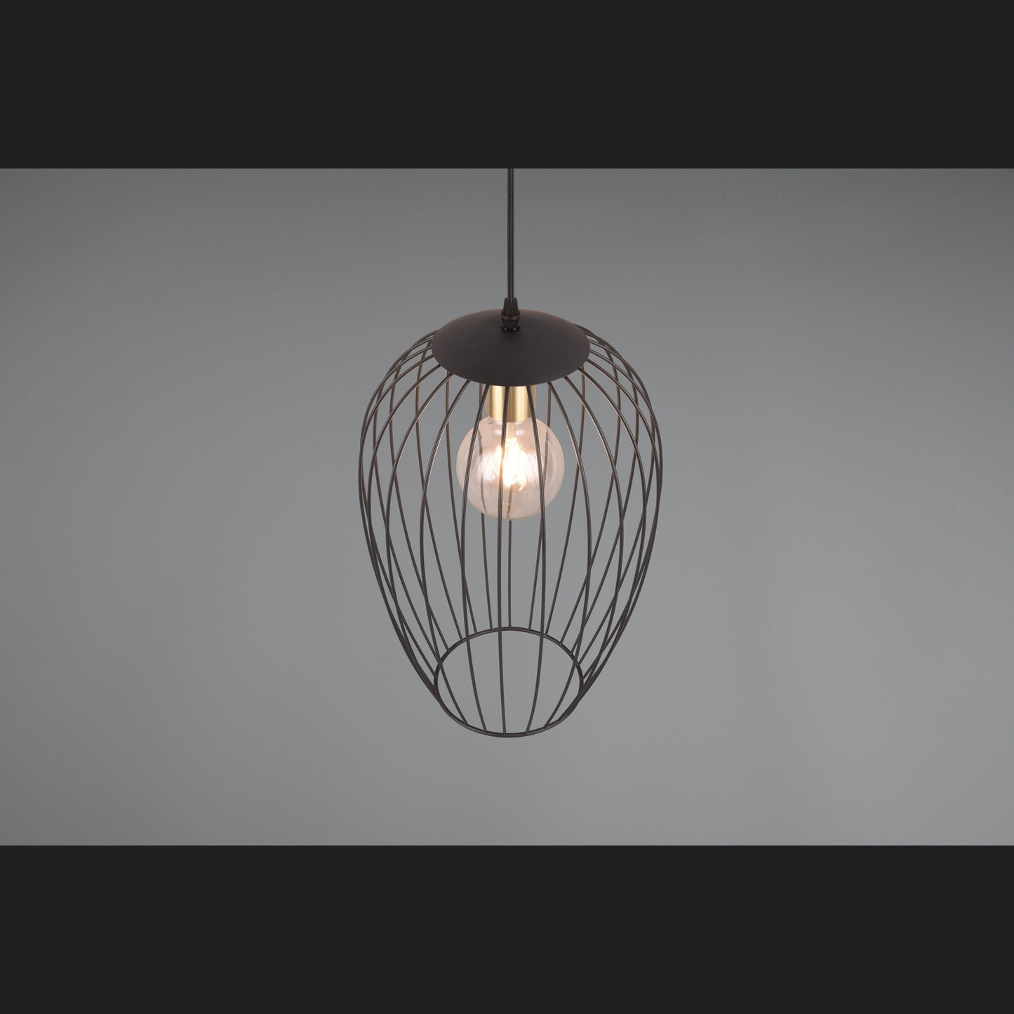 Grid  - Pendant - Black Matt - Reality