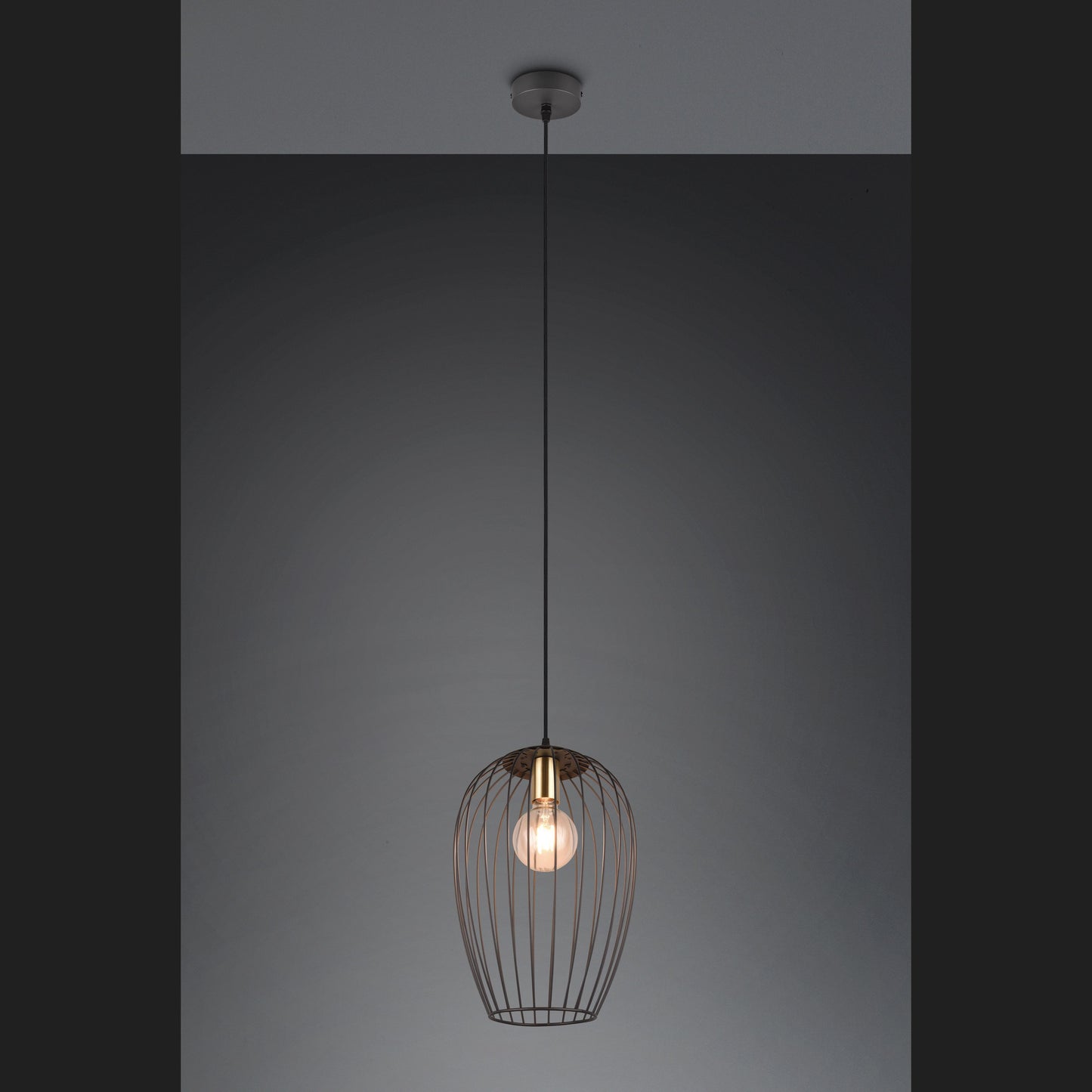 Grid  - Pendant - Black Matt - Reality