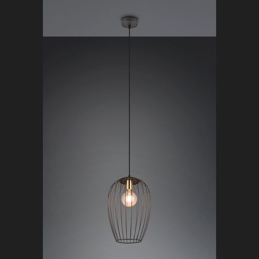 Grid  - Pendant - Black Matt - Reality