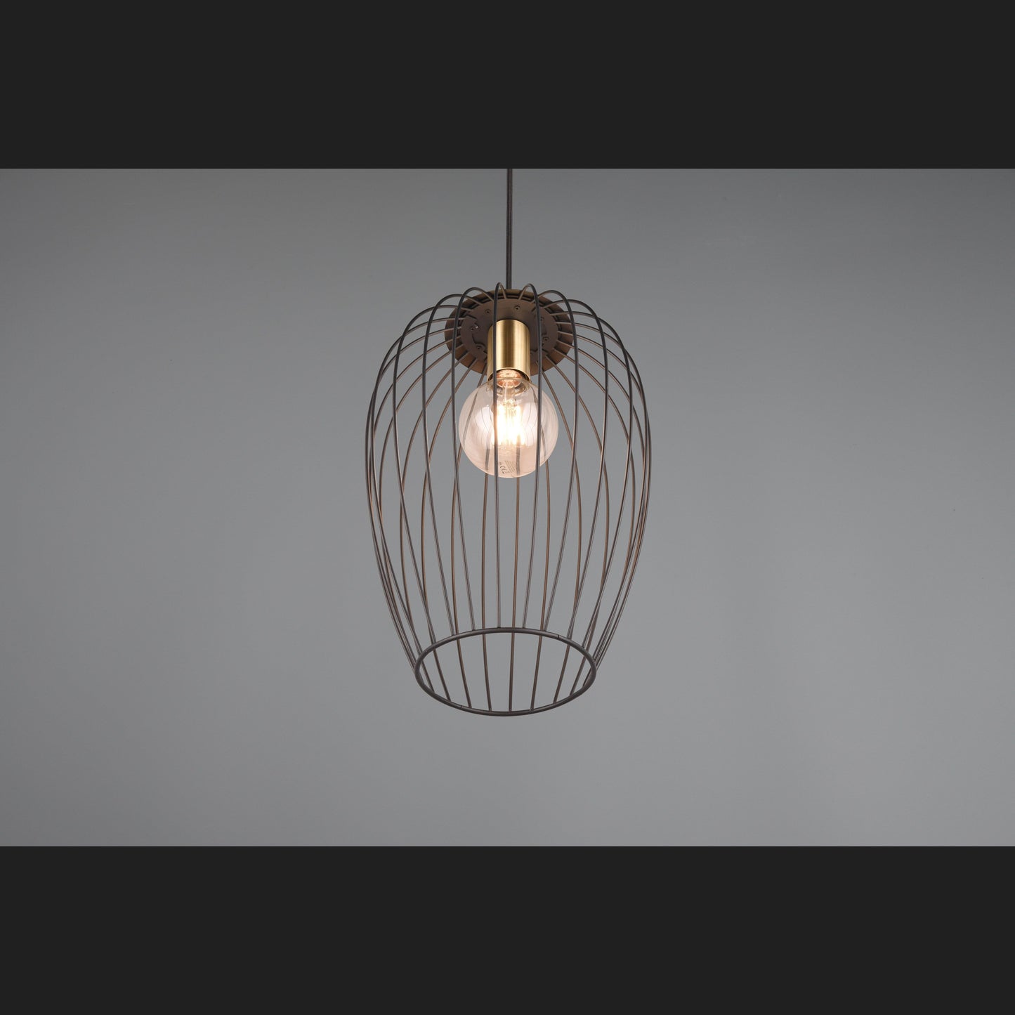 Grid  - Pendant - Black Matt - Reality