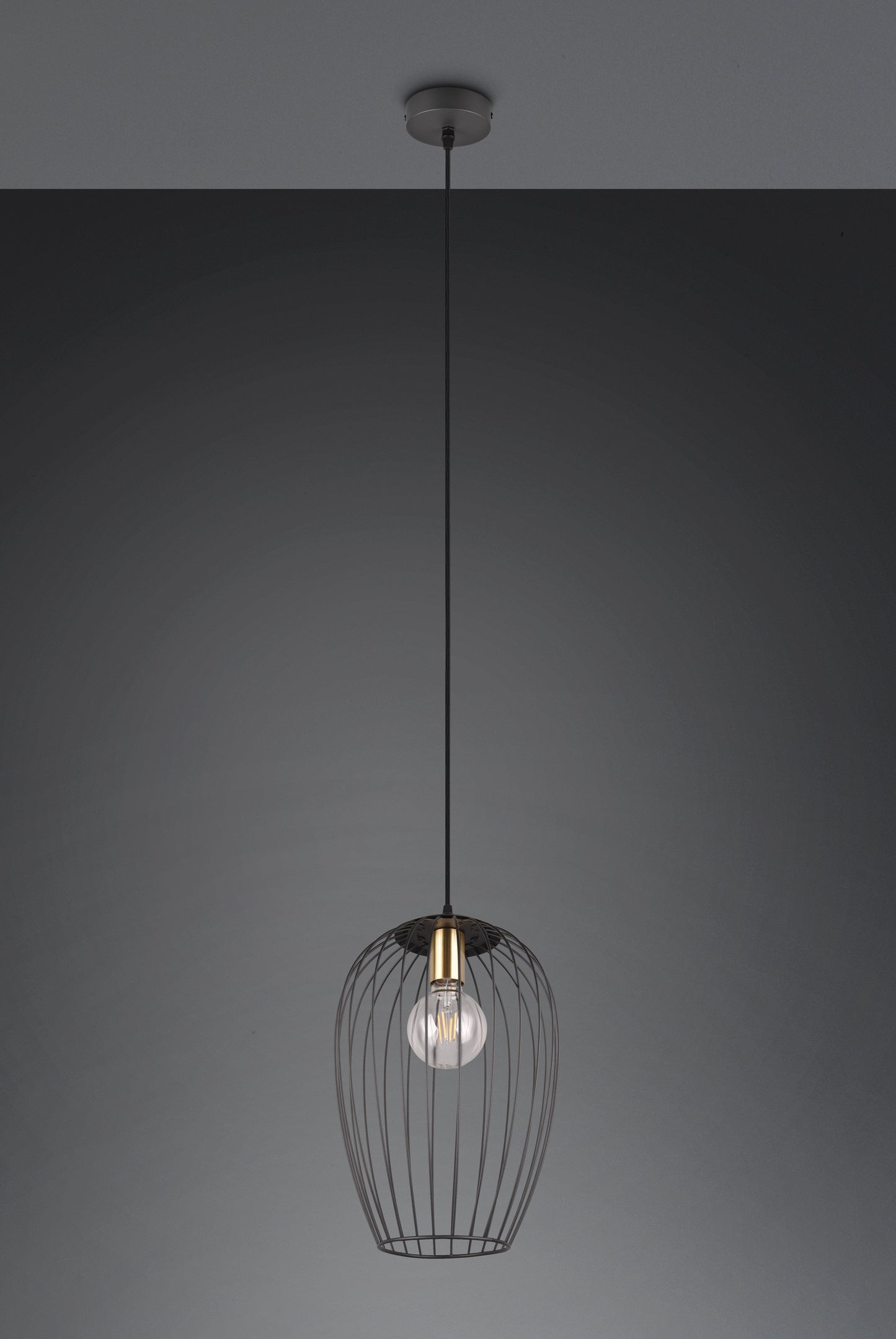 Grid  - Pendant - Black Matt - Reality