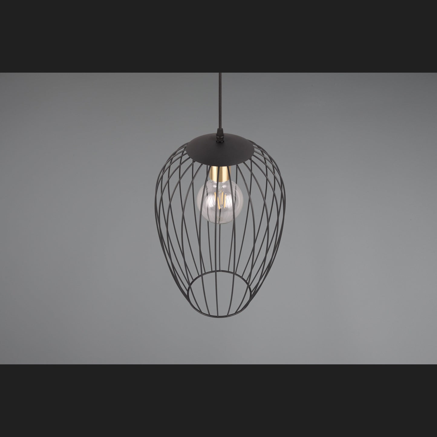 Grid  - Pendant - Black Matt - Reality
