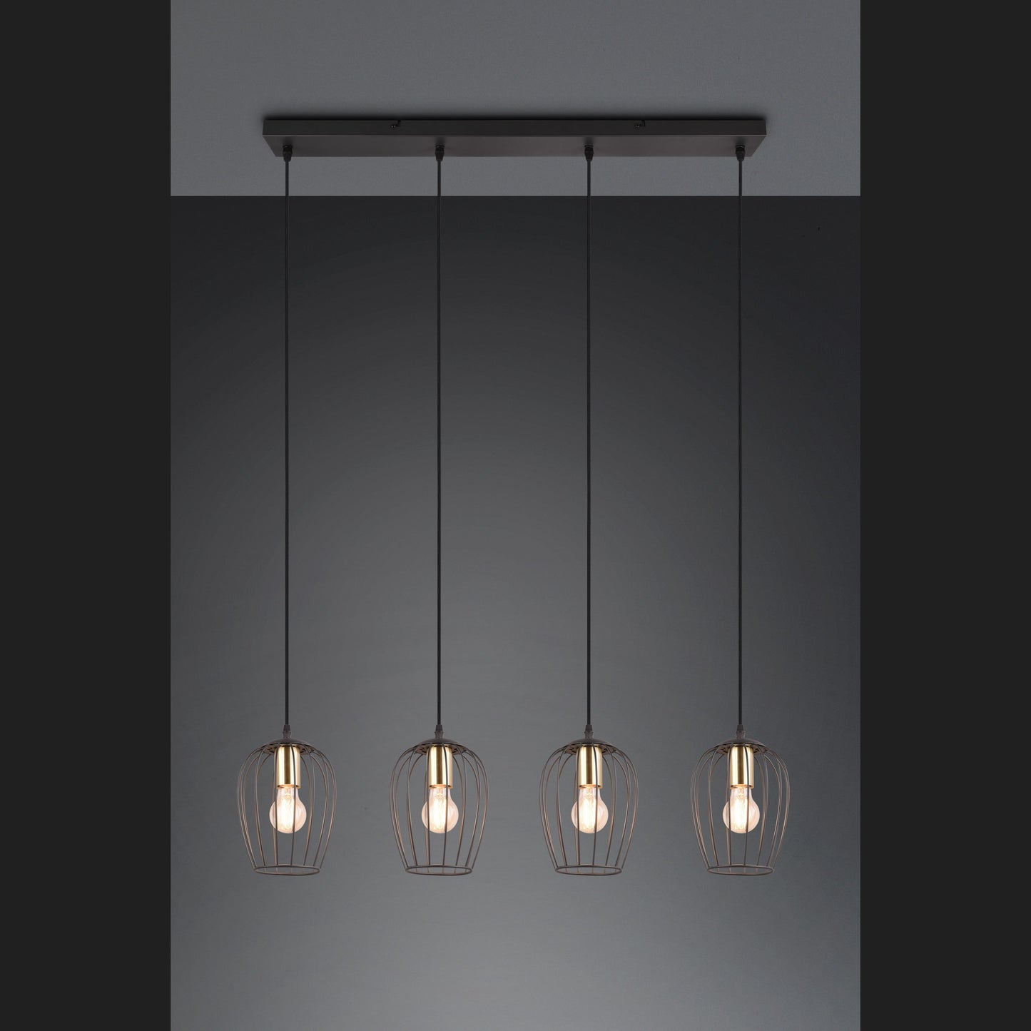Grid  - Pendant - Black Matt - Reality