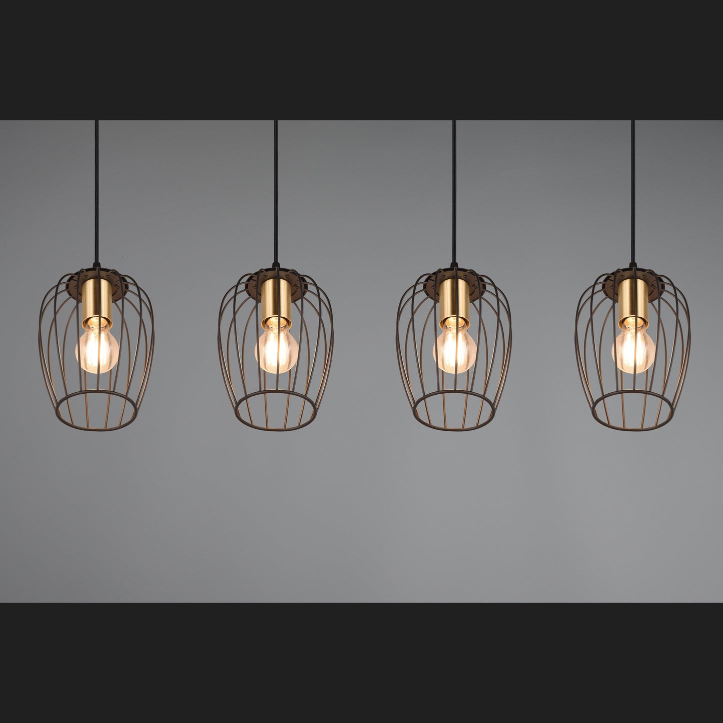 Grid  - Pendant - Black Matt - Reality
