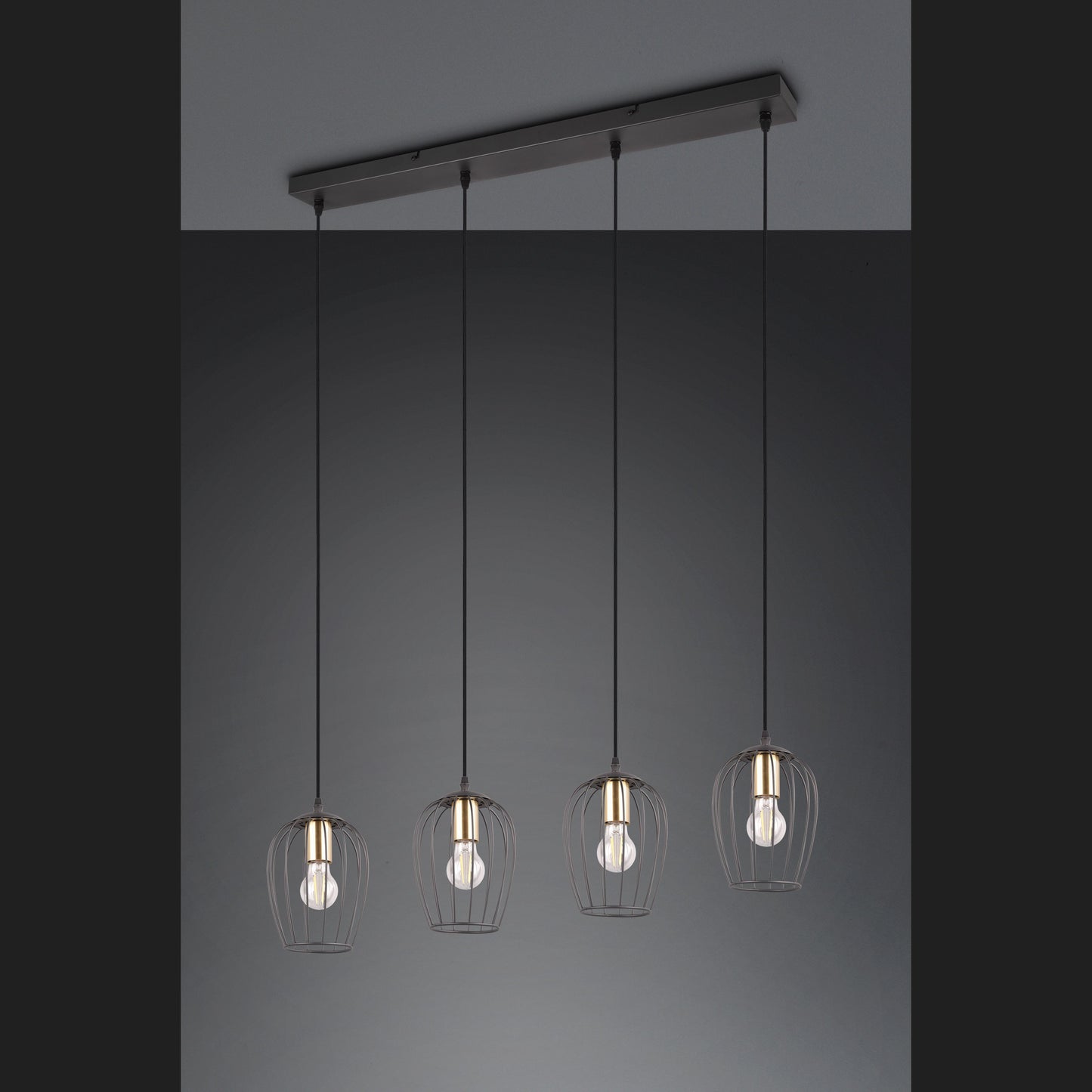 Grid  - Pendant - Black Matt - Reality