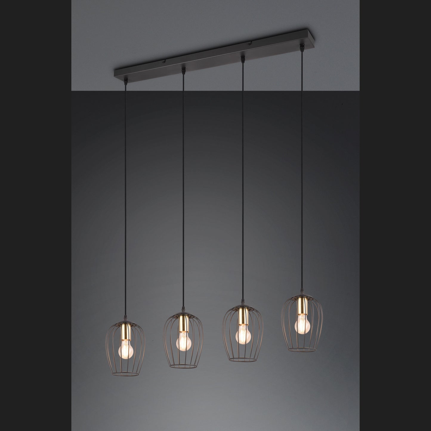 Grid  - Pendant - Black Matt - Reality
