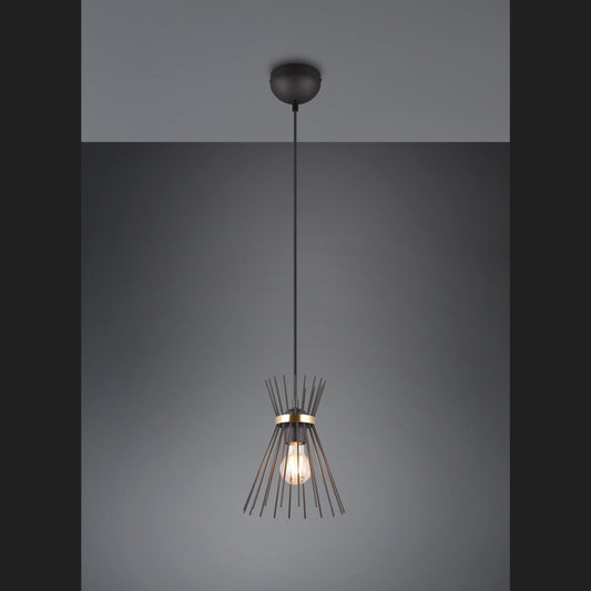 Rod  - Pendant - Black - Gold - Reality