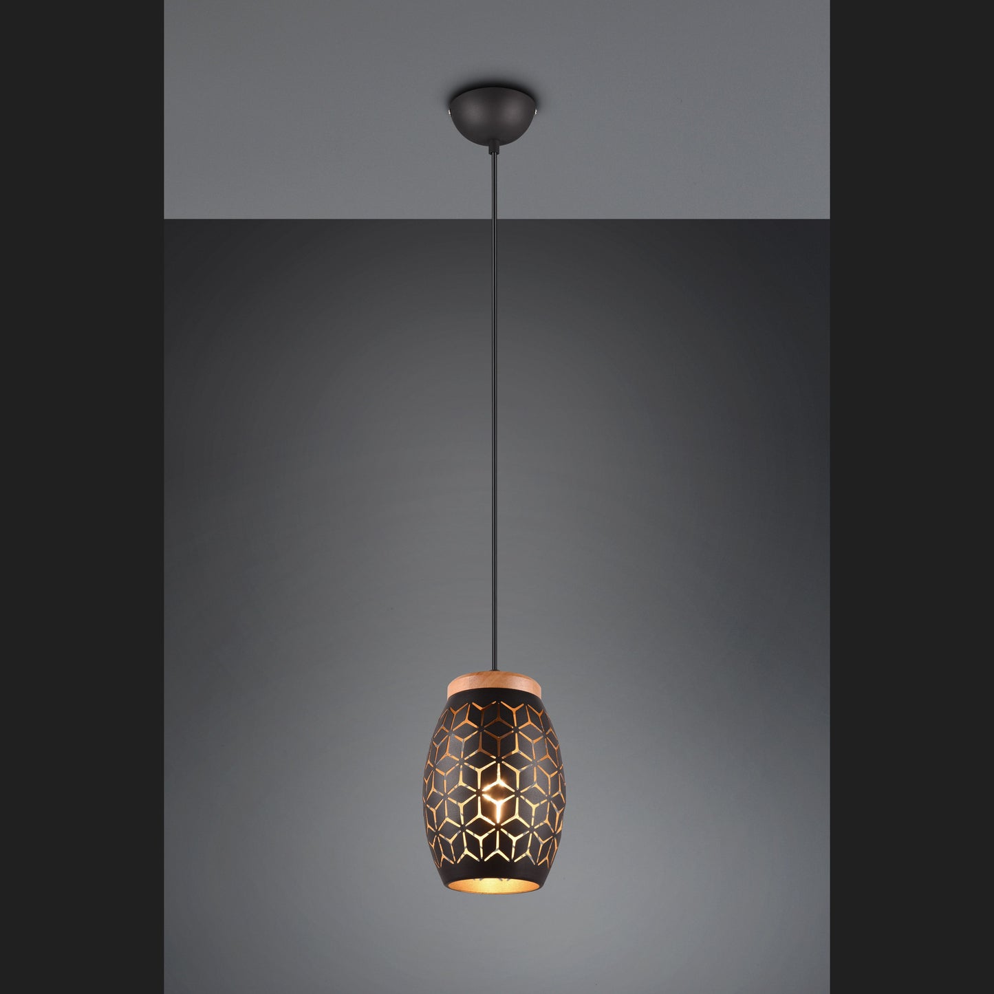 Bidar  - Pendant - Black - Gold - Reality