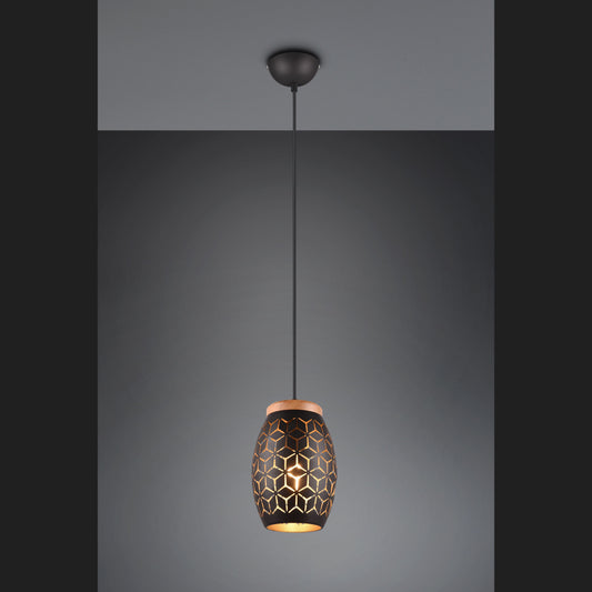 Bidar  - Pendant - Black - Gold - Reality