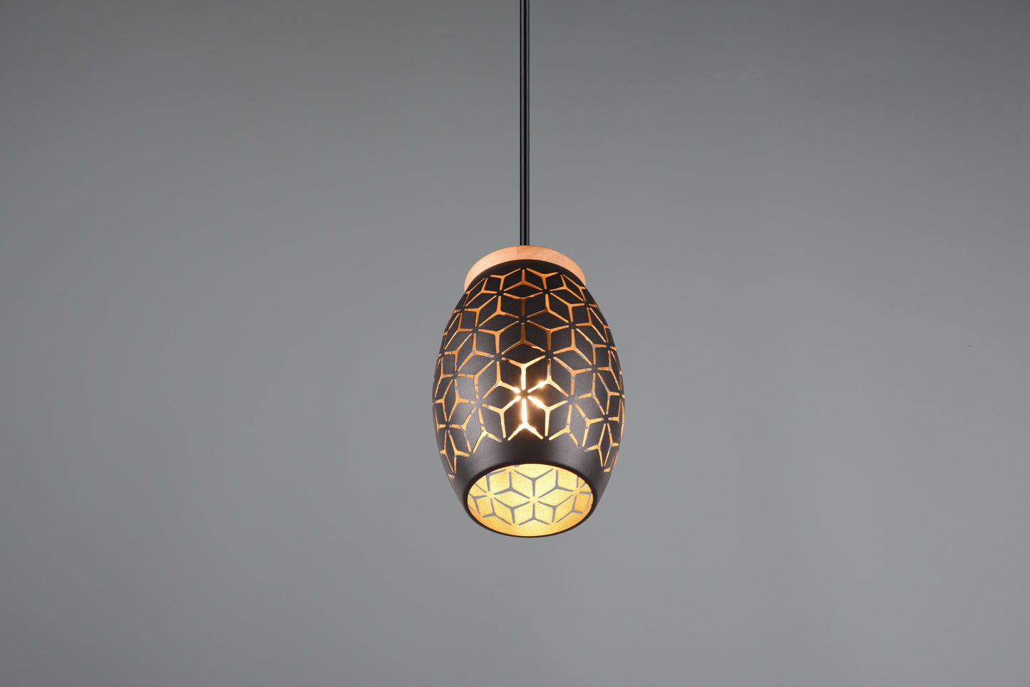 Bidar  - Pendant - Black - Gold - Reality