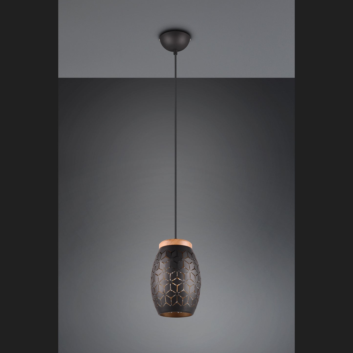Bidar  - Pendant - Black - Gold - Reality