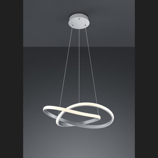 Course  - Pendant - Nickel Matt - Reality