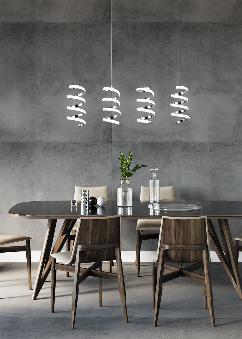 Laola  - Pendant - Chrome - Reality