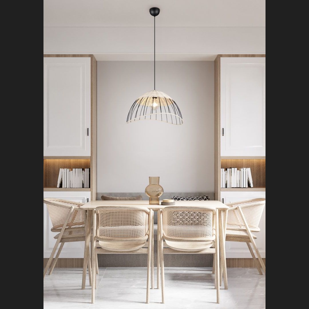 Sandrine - Pendant - Natural Finish - Reality - R36211032