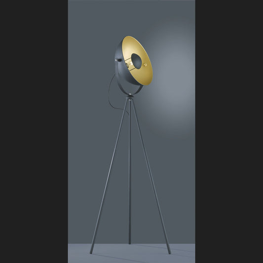 Chewy  - Floor lamp - Black - Gold - Reality