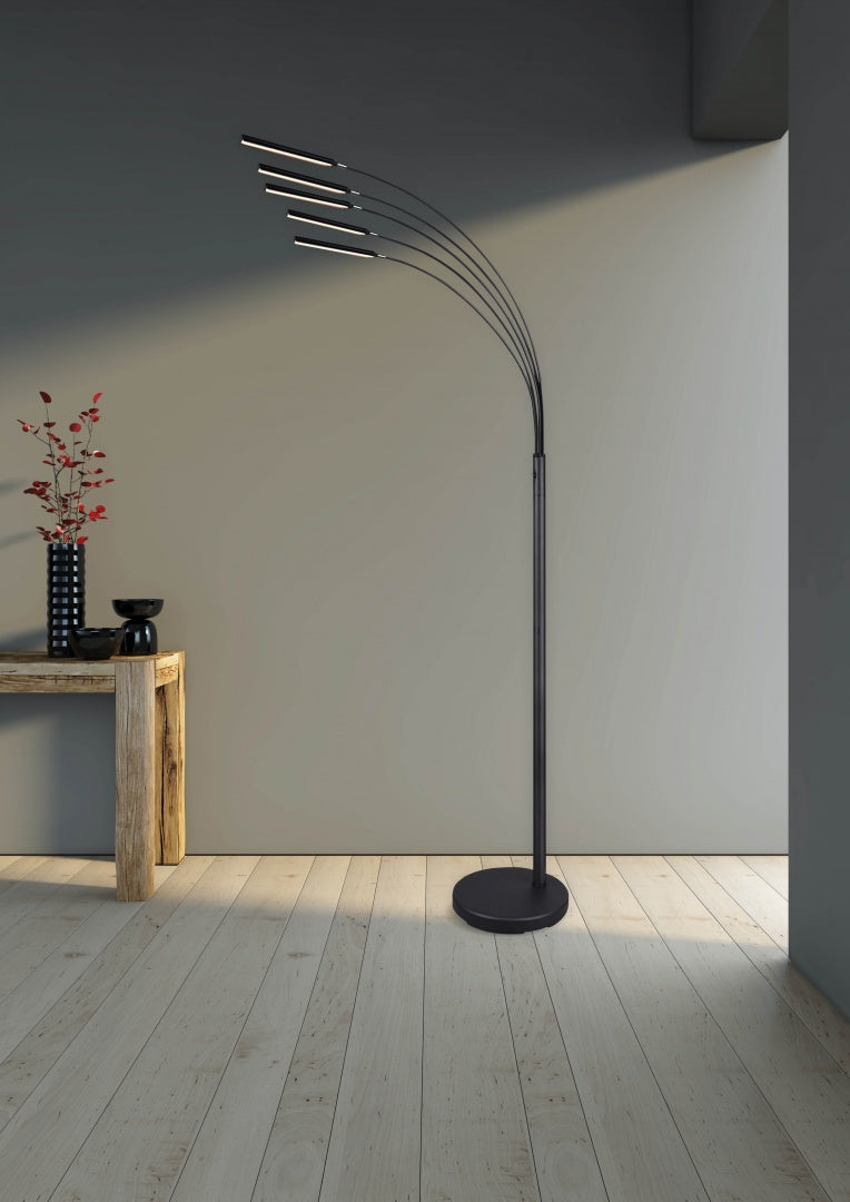 Reed  - Floor lamp - Nickel Matt - Reality