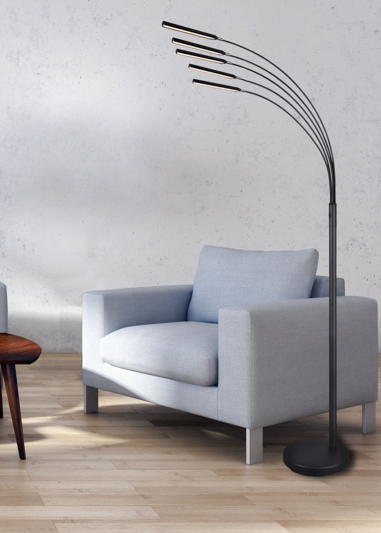 Reed  - Floor lamp - Black Matt - Reality