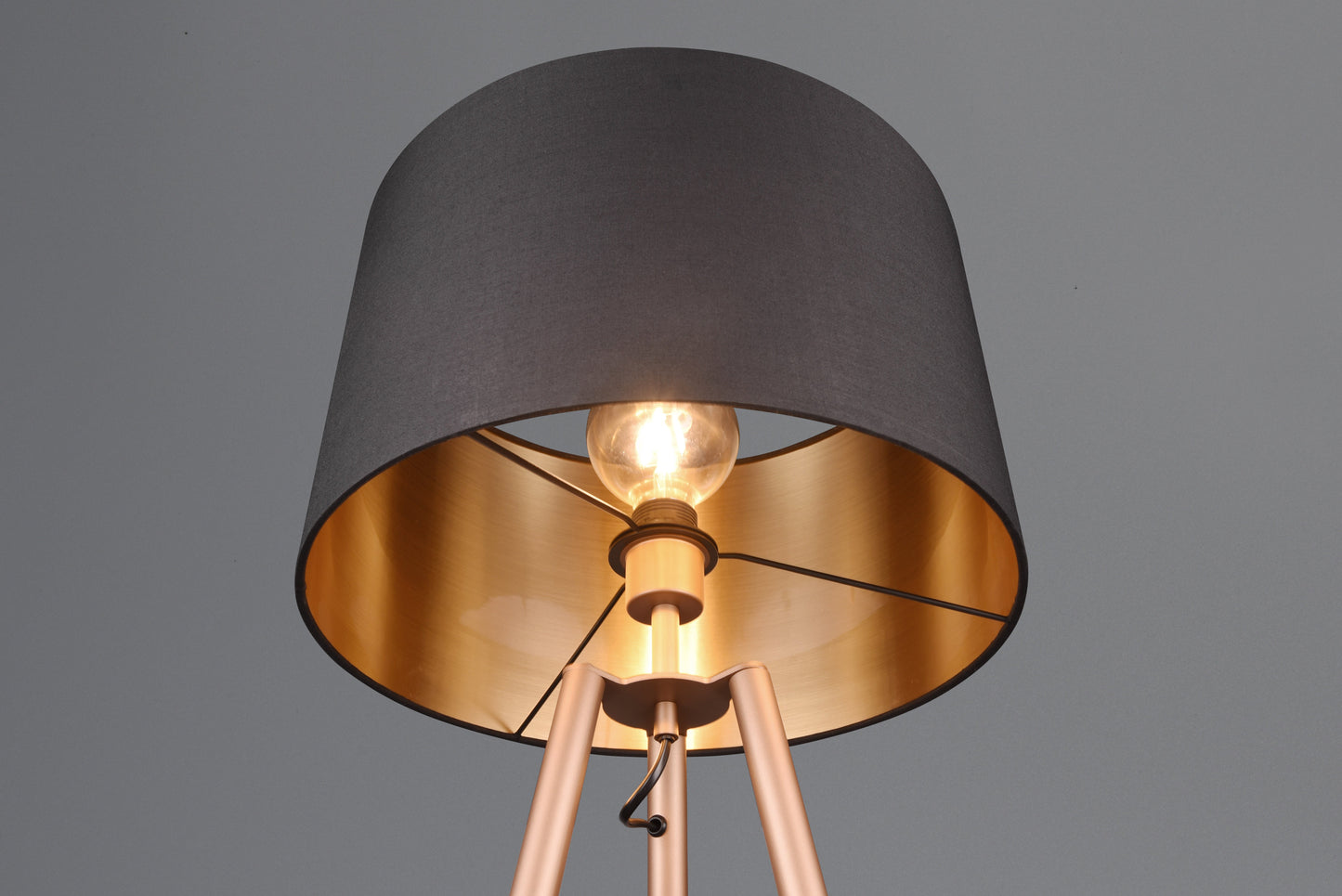 Colette  - Floor lamp - Black - Gold - Reality