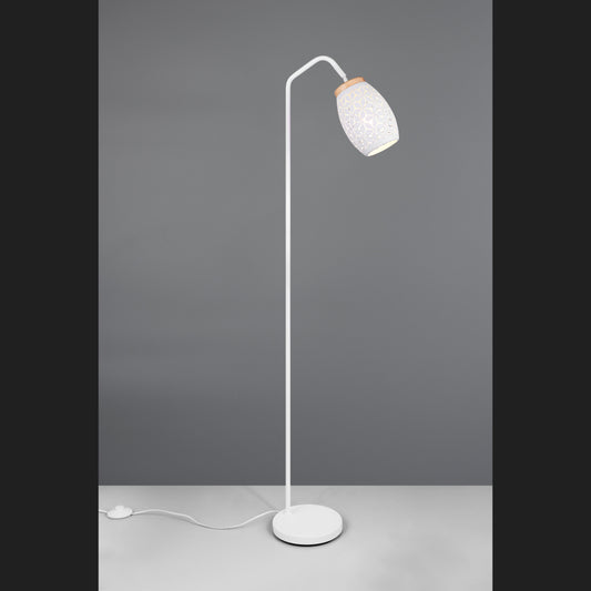 Bidar - Floor Lamp - White Matt - Reality - R41571031