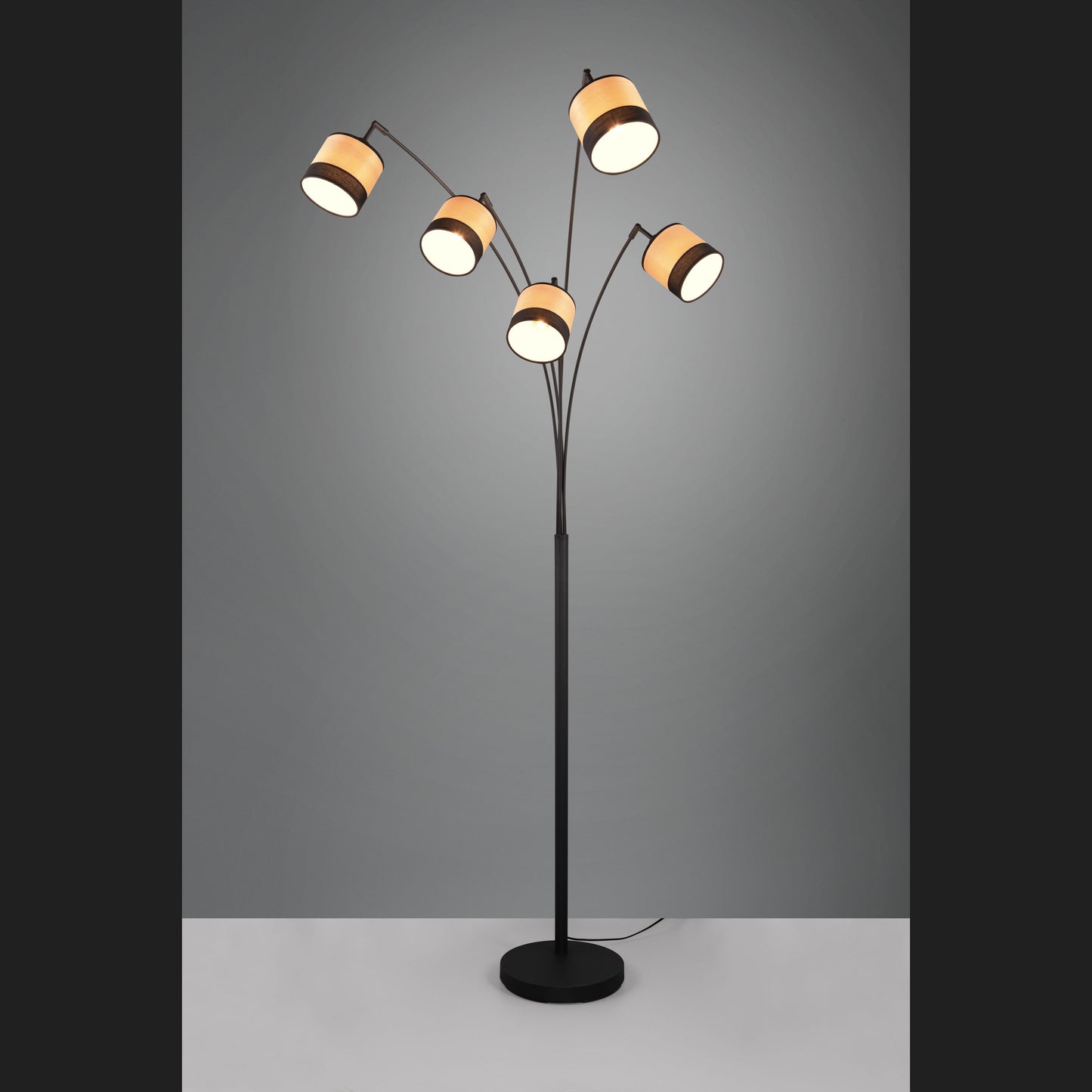 Bolzano  - Floor lamp - Wood Imitation - Reality