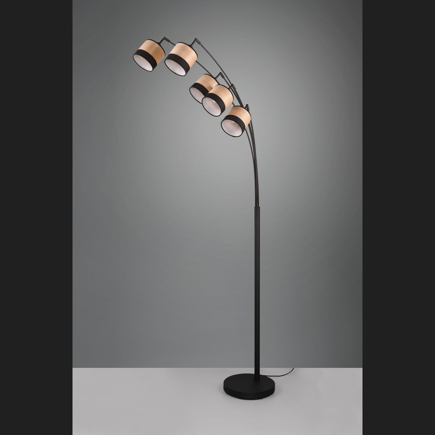 Bolzano  - Floor lamp - Wood Imitation - Reality