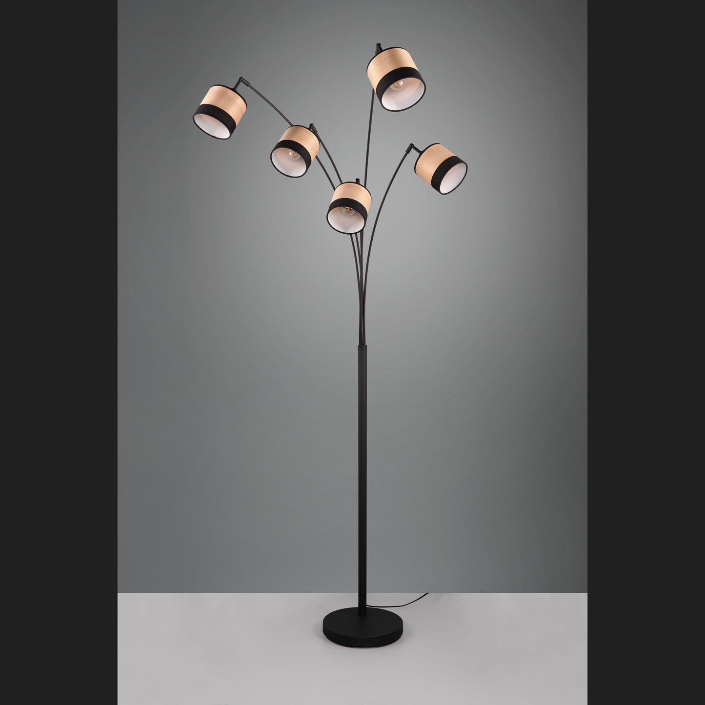 Bolzano  - Floor lamp - Wood Imitation - Reality