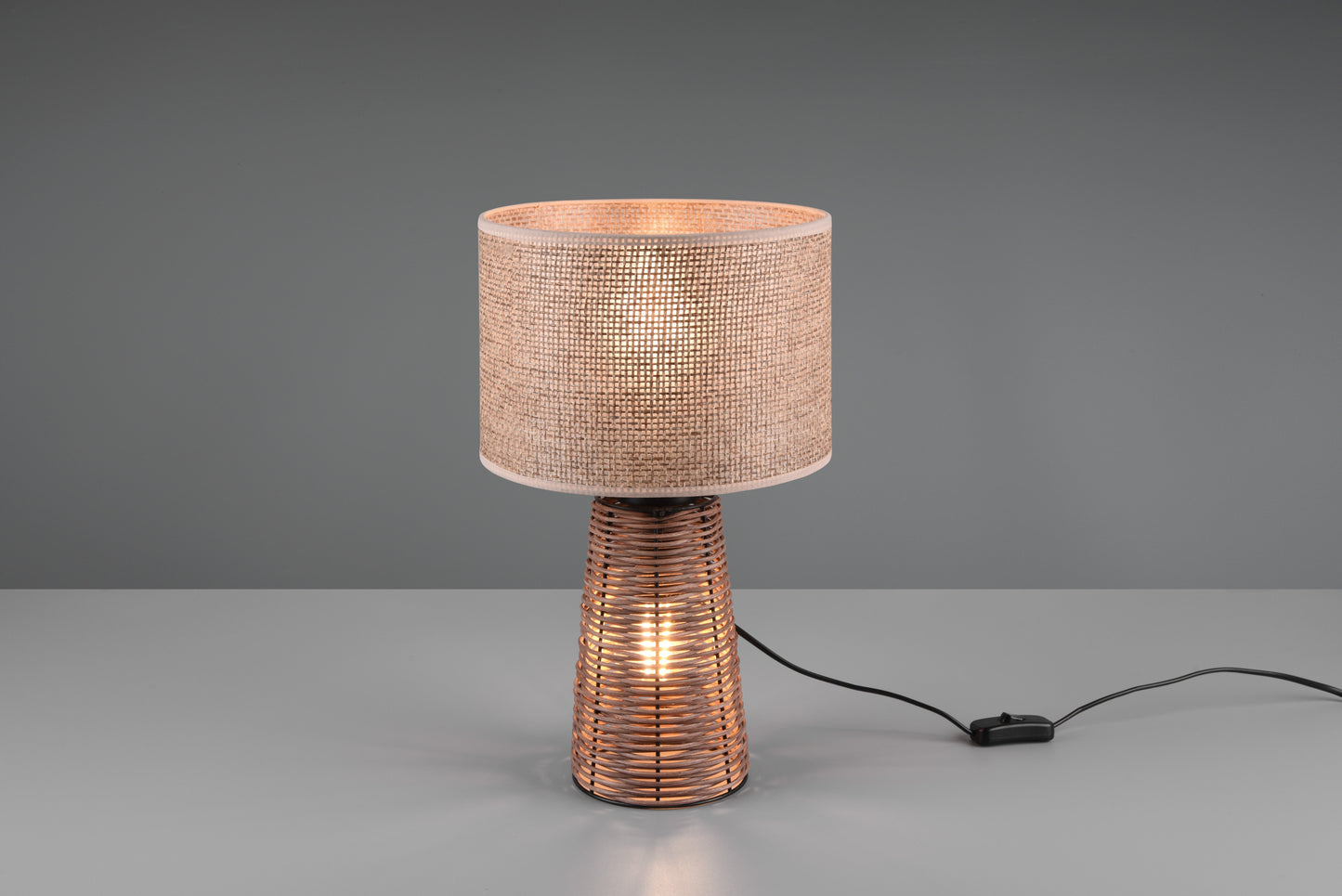 Straw  - Table lamp - Brown - Reality