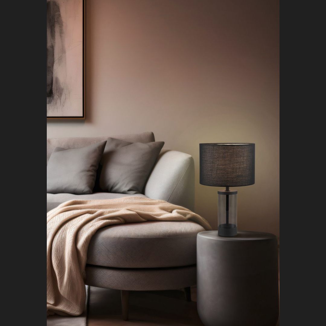 Grazia  - Table lamp - Smoke - Reality