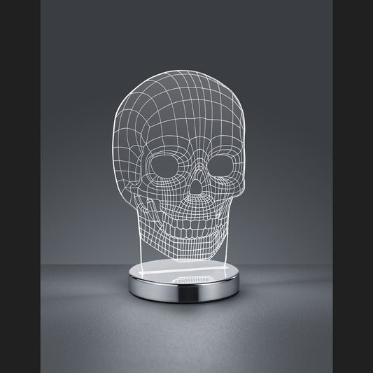 Skull  - Table lamp - Transparent Clear - Reality