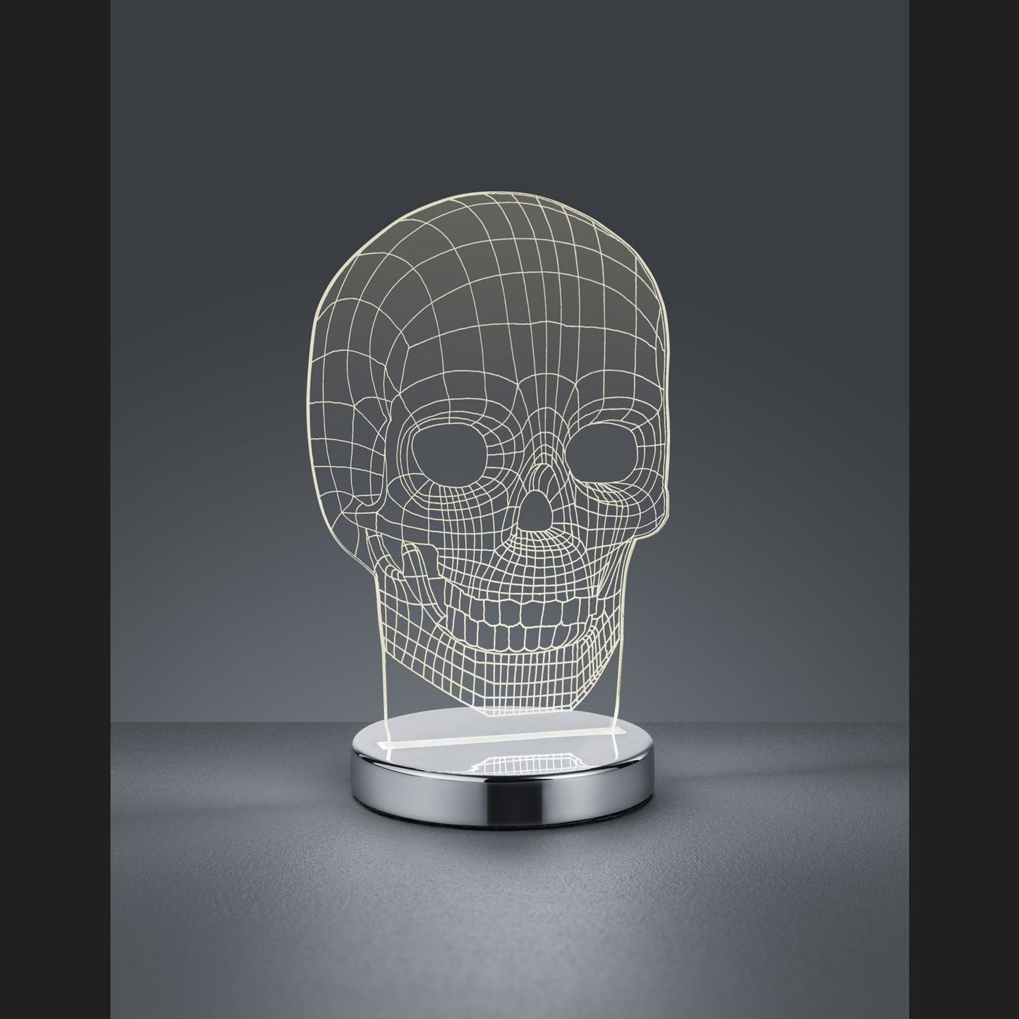 Skull  - Table lamp - Transparent Clear - Reality