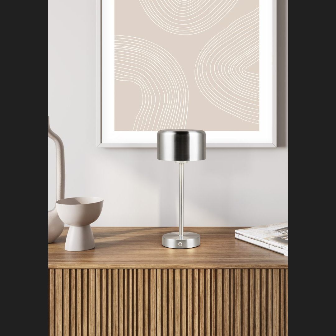 Jeff  - Table lamp - Nickel Matt - Reality