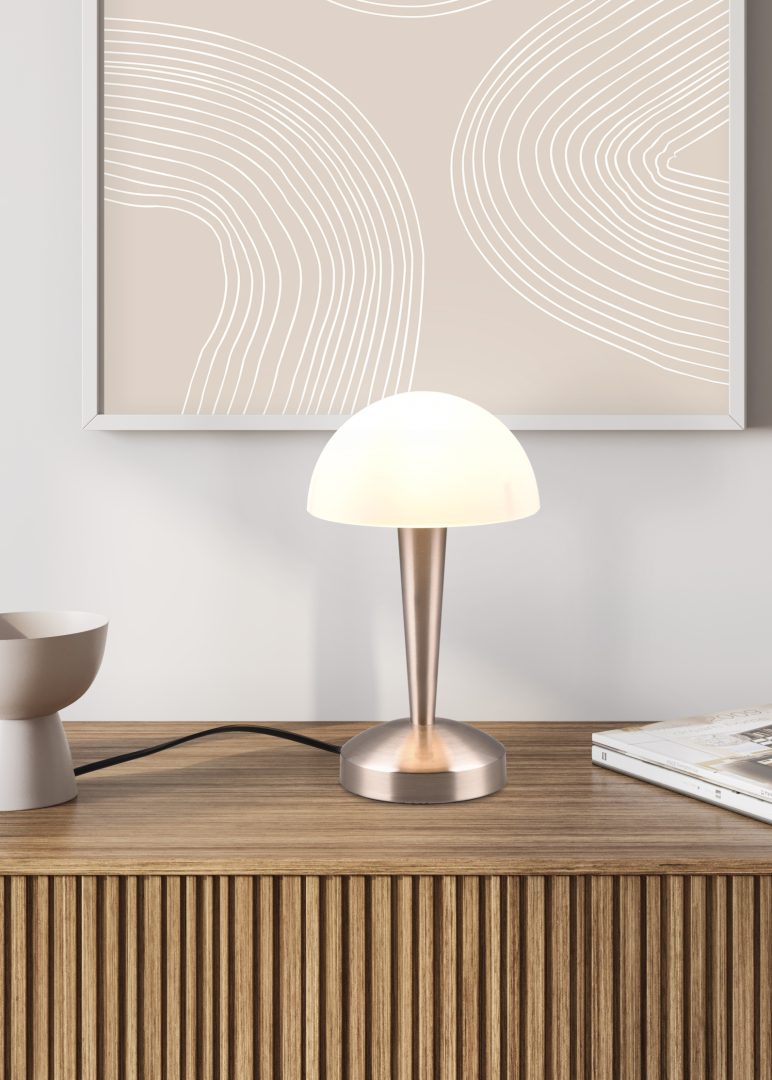 Canaria  - Table lamp - White Brushed - Reality