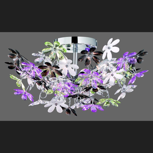 Flower  - Ceiling lamp - Lilac - Reality