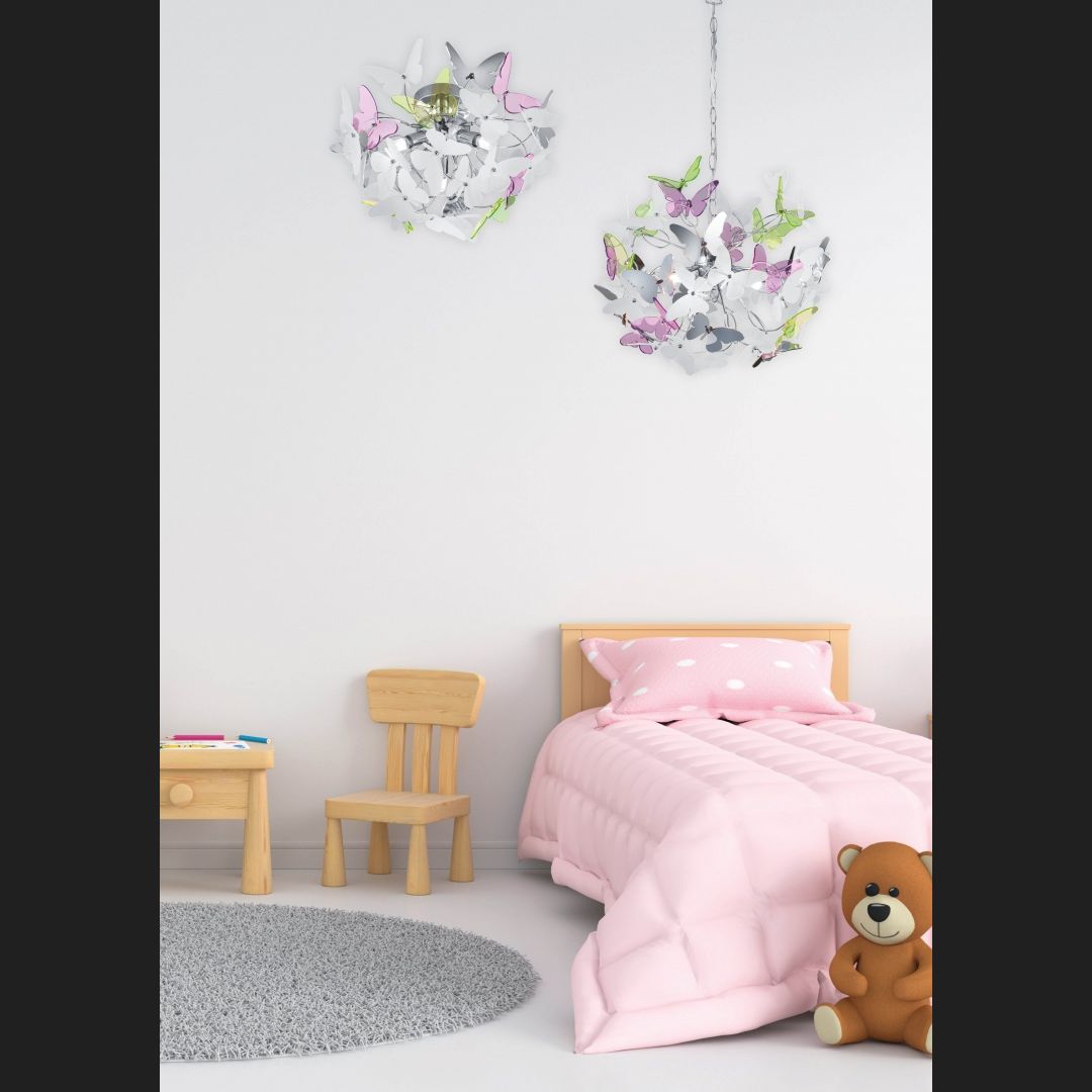 Butterfly  - Ceiling lamp - White - Reality