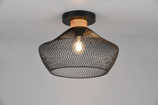 Valeria  - Ceiling lamp - Black Matt - Reality