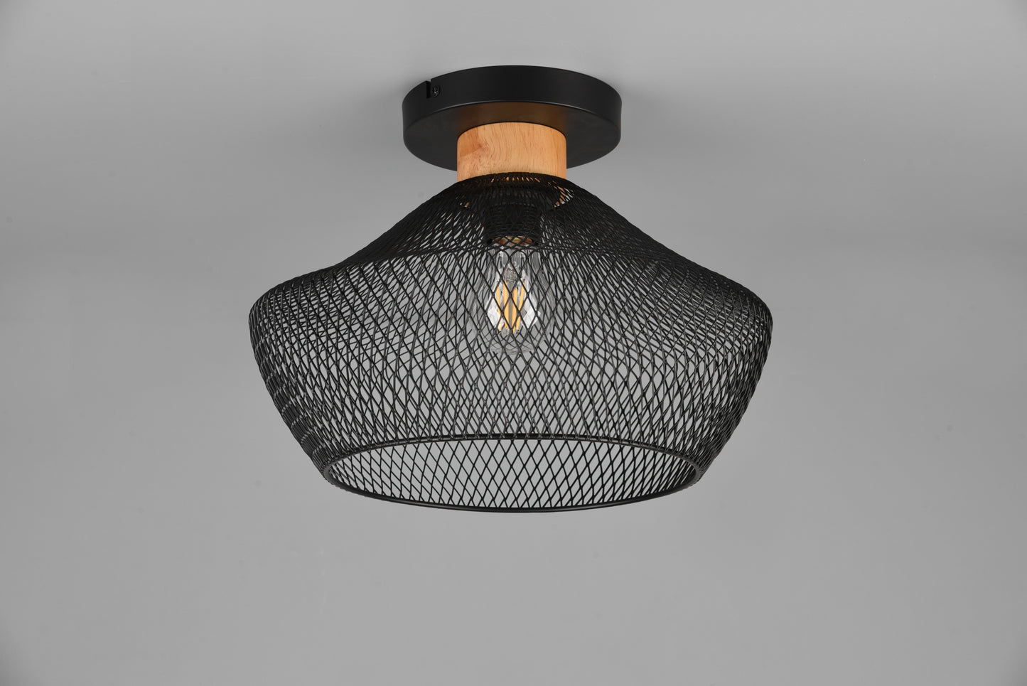 Valeria  - Ceiling lamp - Black Matt - Reality