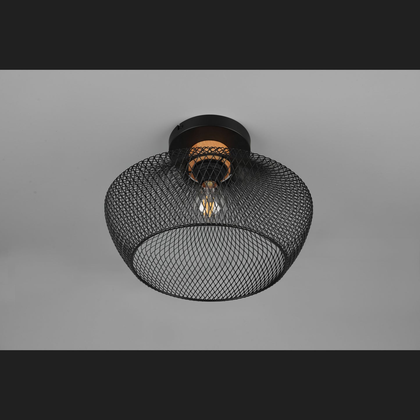 Valeria - Ceiling Light - Black Matt - Reality - R61281032