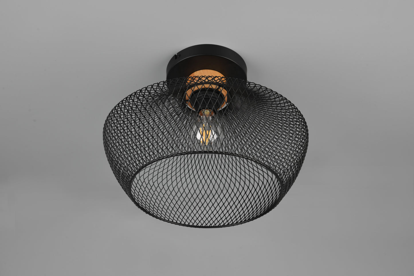 Valeria  - Ceiling lamp - Black Matt - Reality