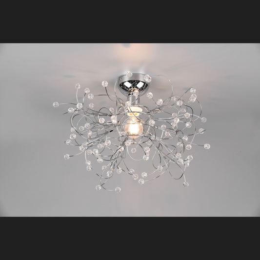 Gloria - Ceiling Light - Chrome - Reality - R61311006