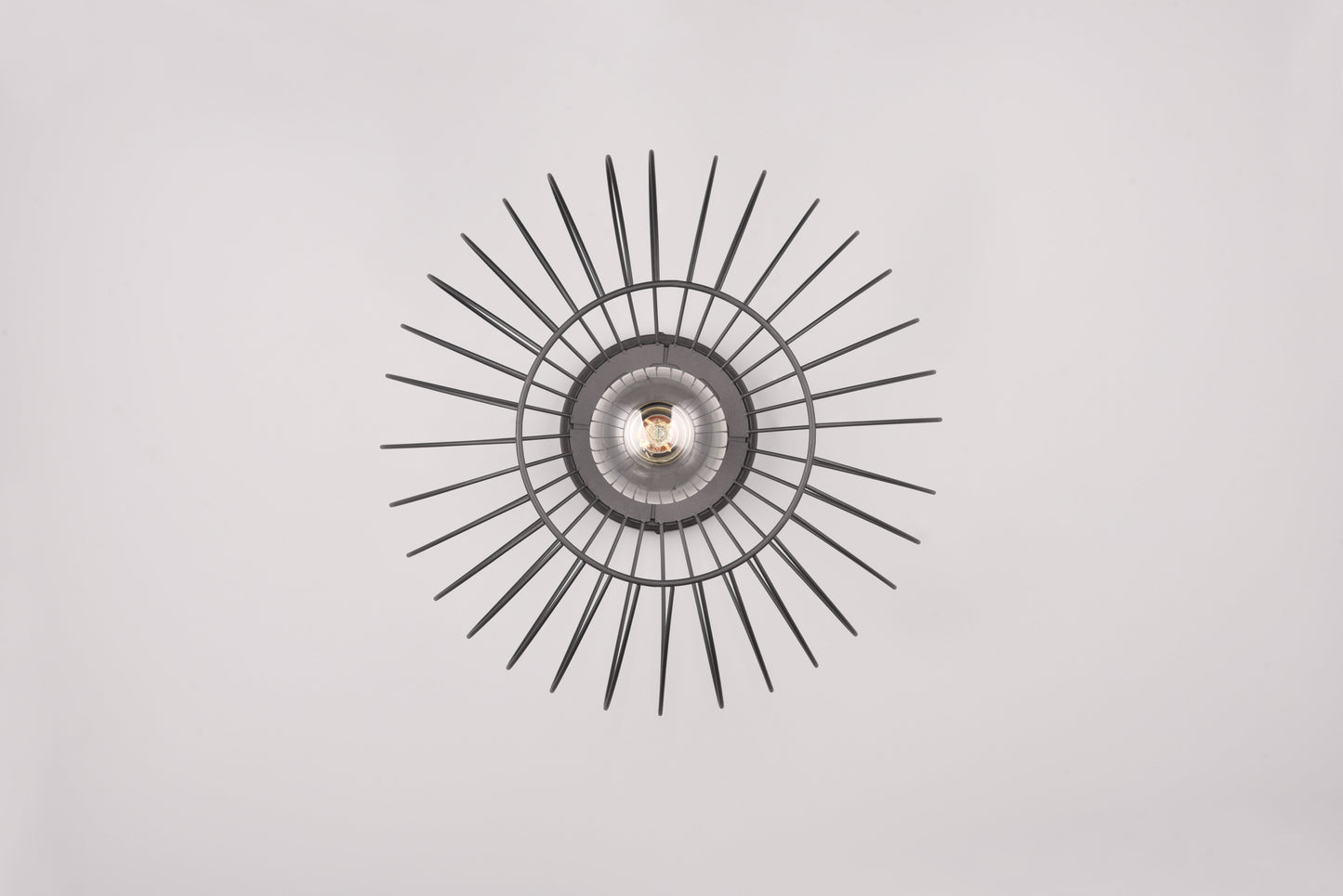 Grid  - Ceiling lamp - Black Matt - Reality