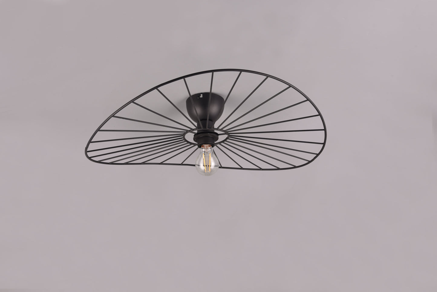 Chapeau  - Ceiling lamp - Black Matt - Reality